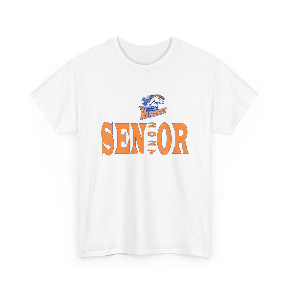 Marvin Ridge HS Senior 2027 Unisex Heavy Cotton Tee