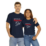 New England Patriots Girl Unisex Heavy Cotton Tee