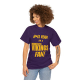 Minnesota Vikings Football Unisex Heavy Cotton Tee