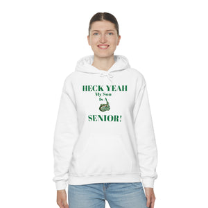 Heck Yeah My Son is A UNCC Senior Unisex Heavy Blend™ Hooded Sweatshirt