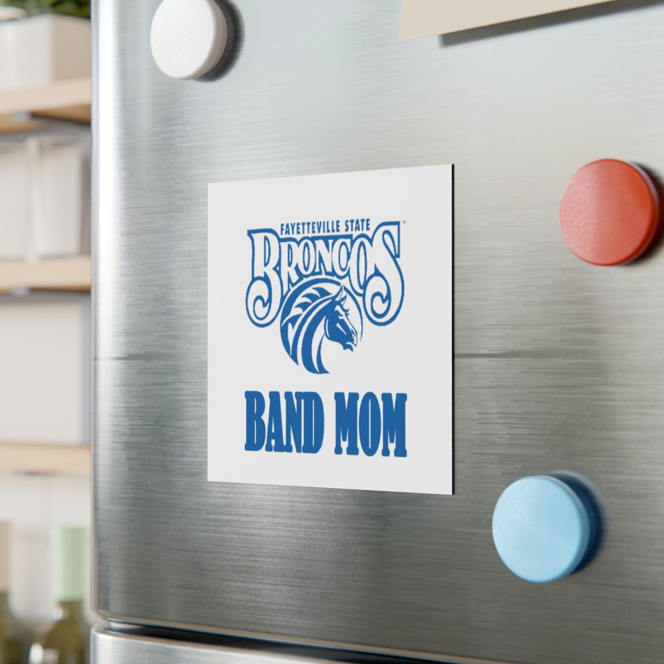 Fayetteville State Band Mom Square Magnet