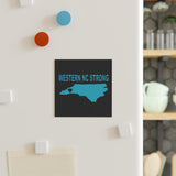 Western NC Strong Square Magnet
