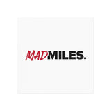 Mad Miles Square Magnet