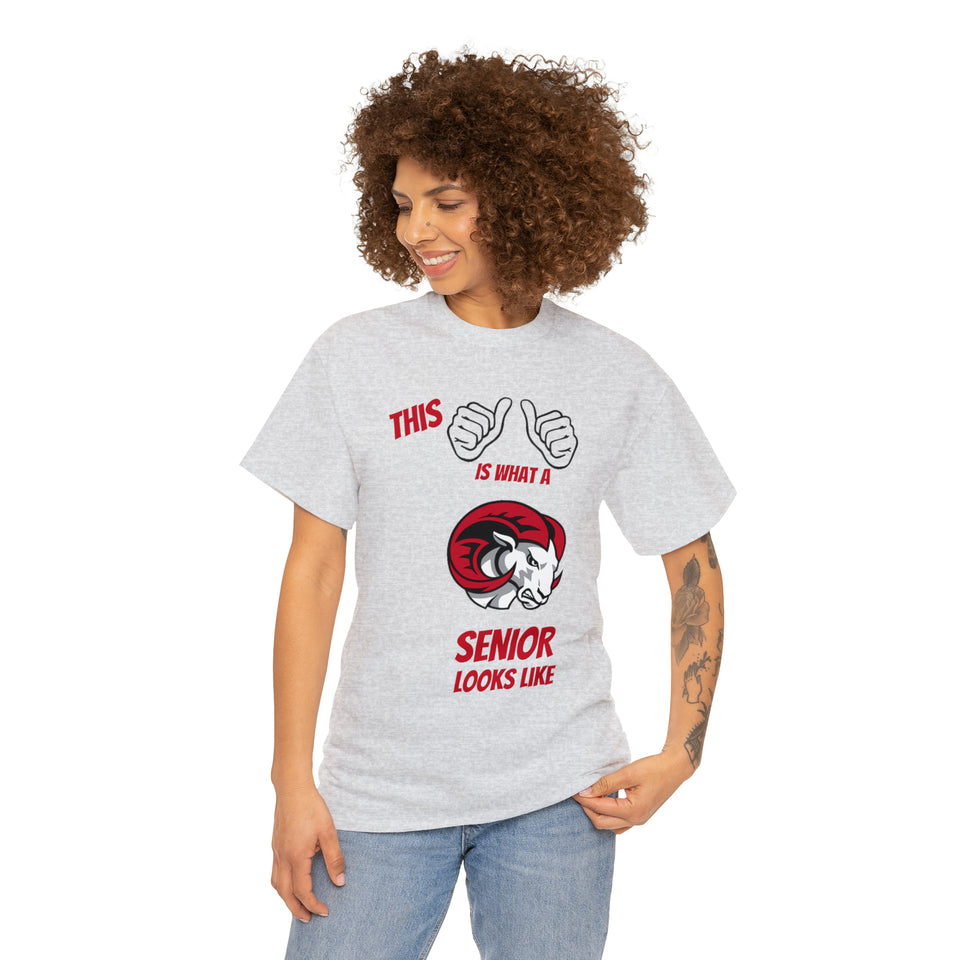 This Is What A WSSU Senior Looks Like Unisex Heavy Cotton Tee