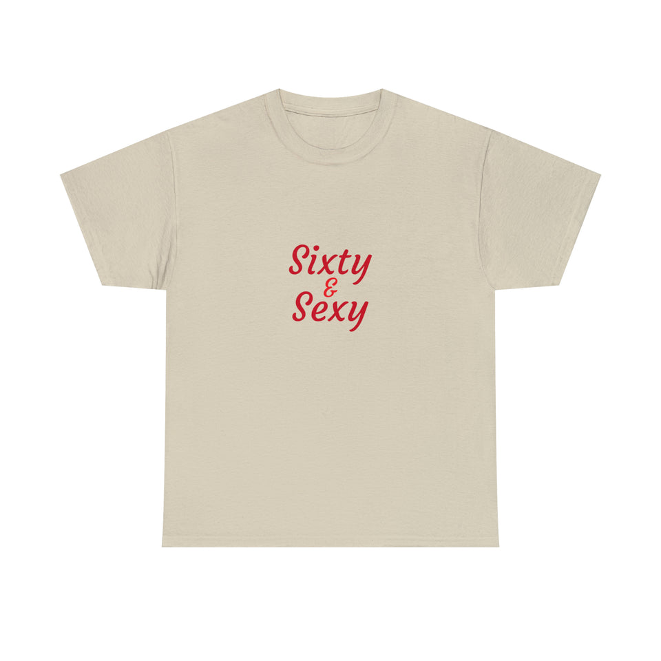 Sixty Unisex Heavy Cotton Tee
