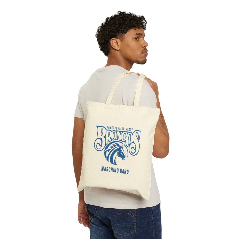 Fayetteville State Marching Band Cotton Canvas Tote Bag