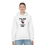 H*ll Yeah I'm A Arizona Cardinals Fan Unisex Heavy Blend™ Hooded Sweatshirt