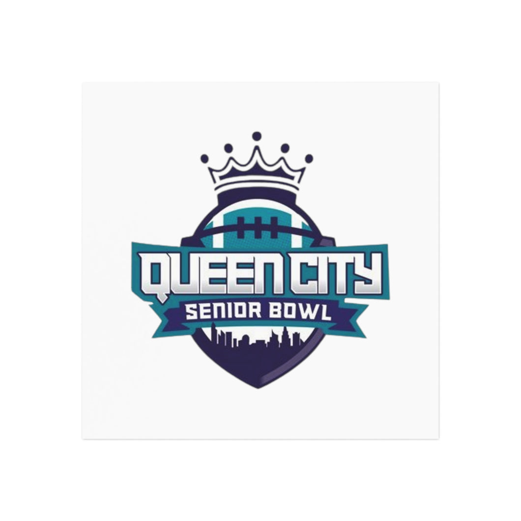Queen City Senior Bowl Square Magnet