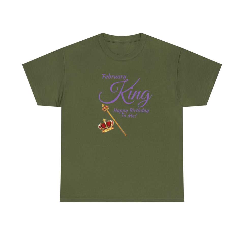 February King Unisex Heavy Cotton Tee