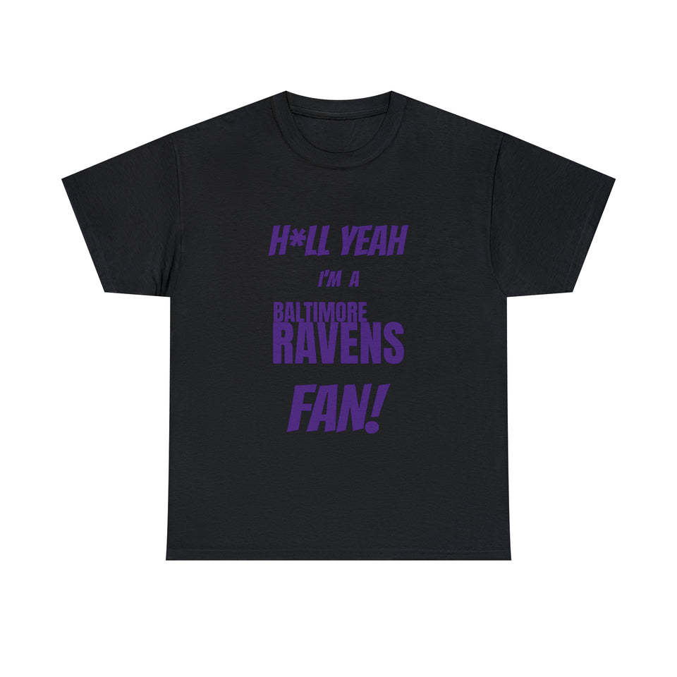 Baltimore Ravens Football Unisex Heavy Cotton Tee