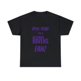 Baltimore Ravens Football Unisex Heavy Cotton Tee