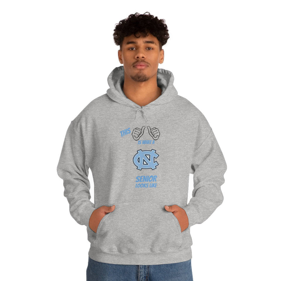 This Is What A Chapel Hill Senior Looks Like Unisex Heavy Blend™ Hooded Sweatshirt