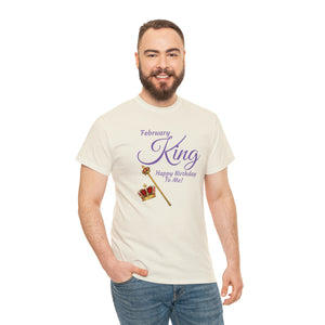 February King Unisex Heavy Cotton Tee