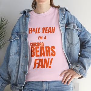 Chicago Bears Football Unisex Heavy Cotton Tee