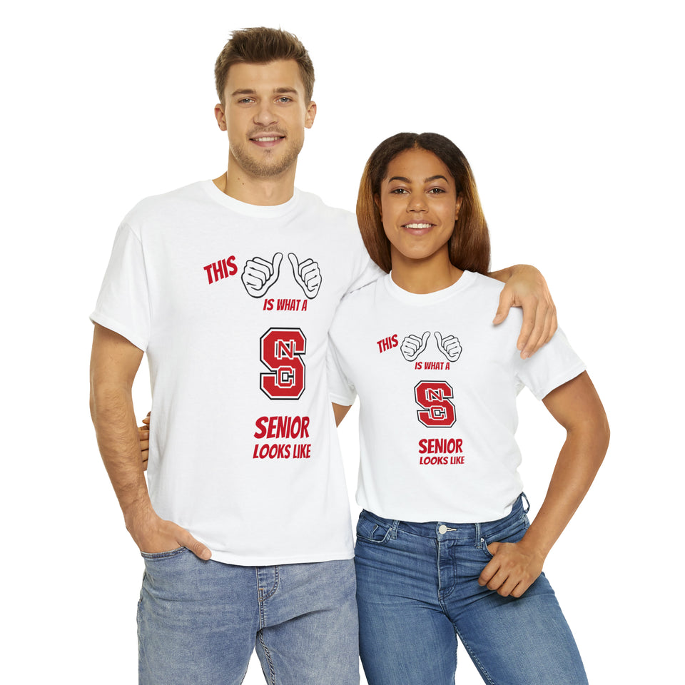 This Is What A NC State Senior Looks Like Unisex Heavy Cotton Tee