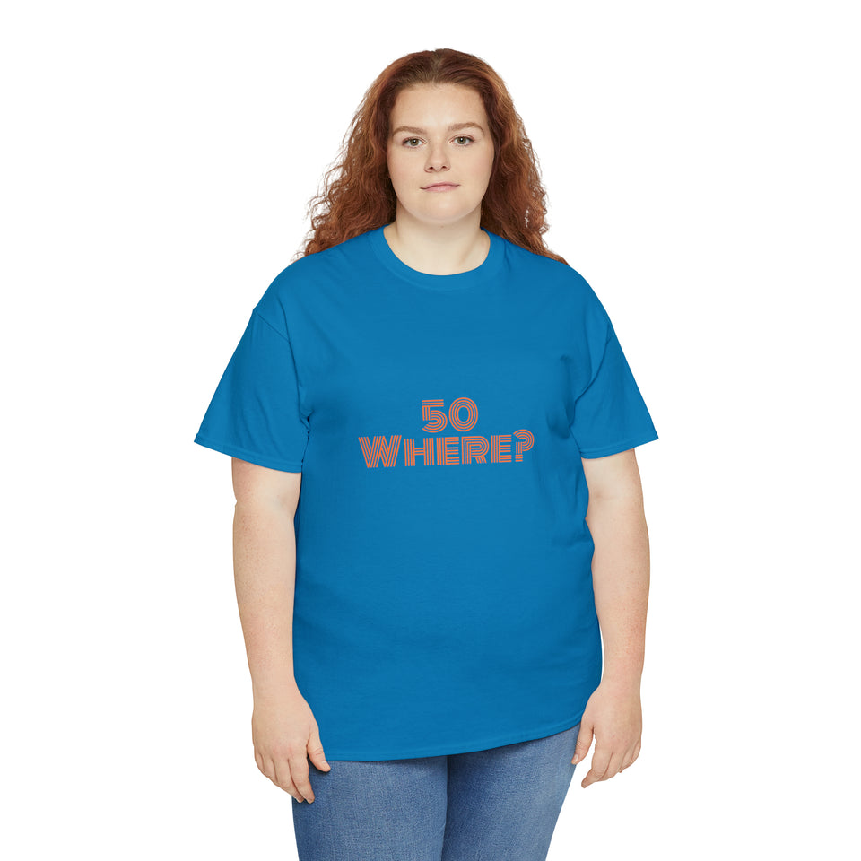 Fifty Unisex Heavy Cotton Tee