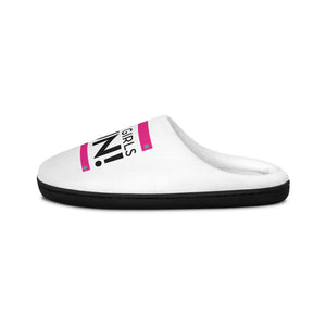 Black Girls Run Women's Indoor Slippers