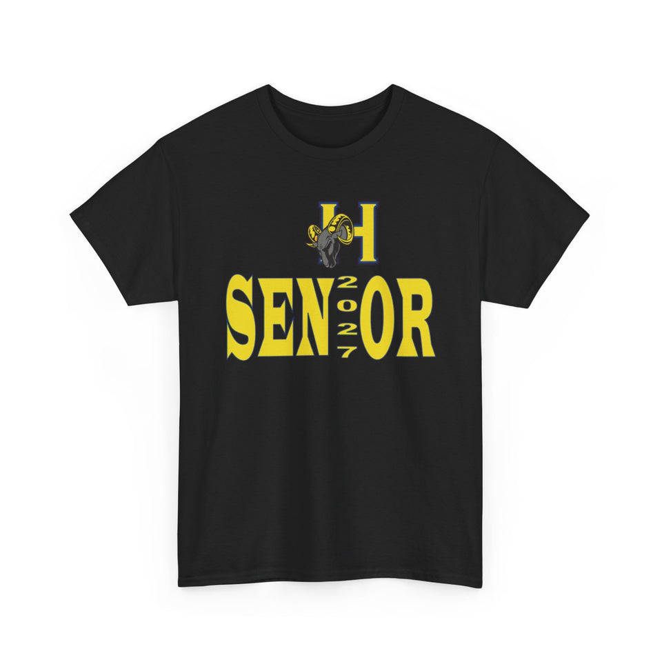 Highland Tech HS Senior 2027 Unisex Heavy Cotton Tee