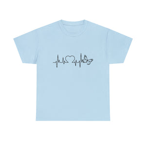 Love Butterflies Unisex Heavy Cotton Tee