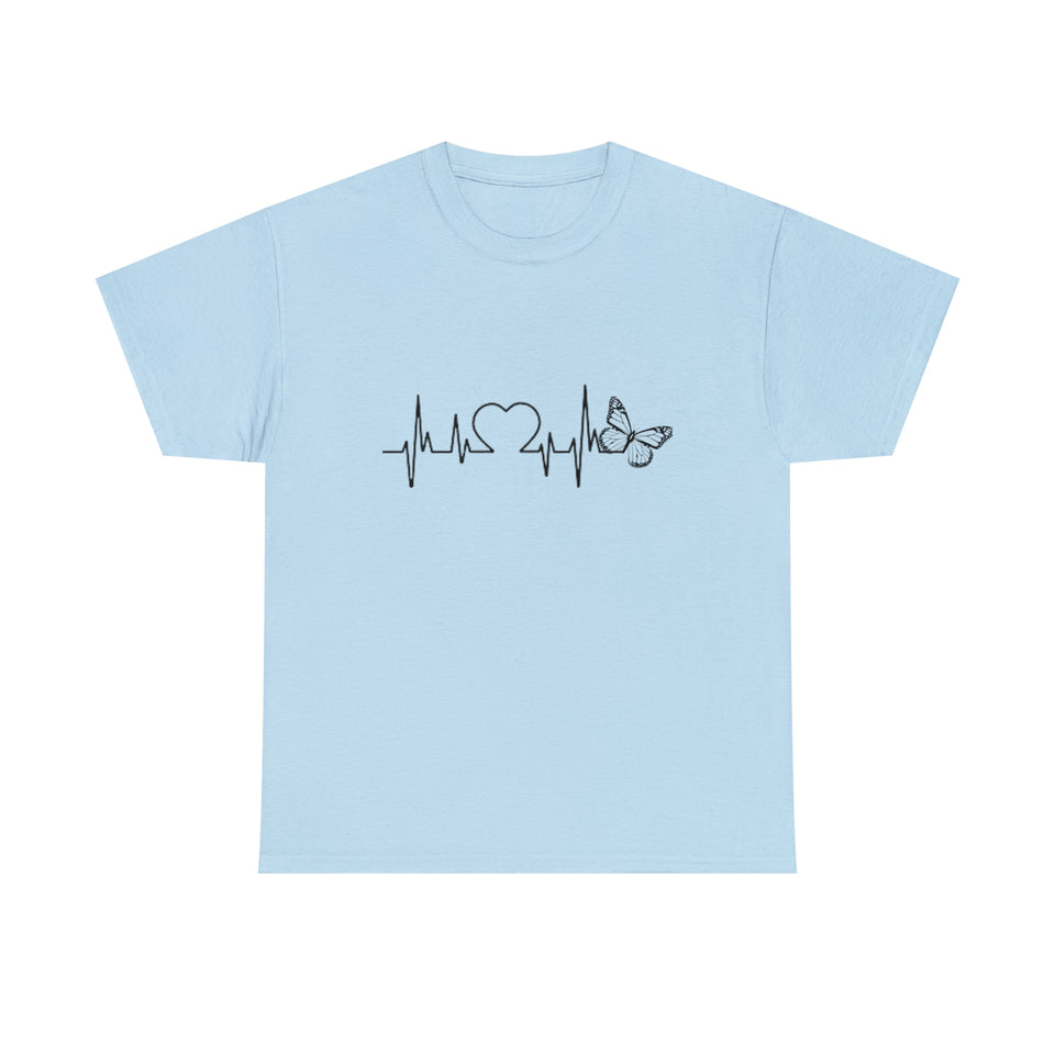 Love Butterflies Unisex Heavy Cotton Tee