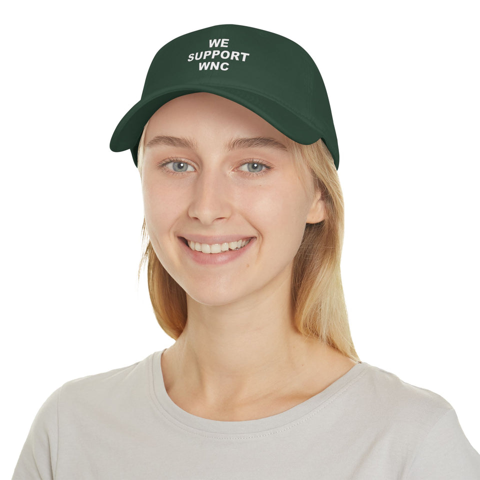 We Support WNC Low Profile Baseball Cap