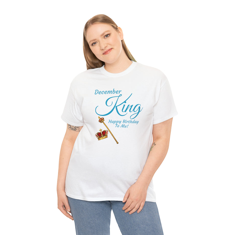 December King Unisex Heavy Cotton Tee