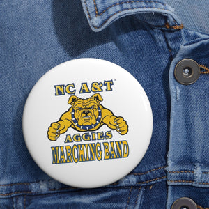 NC A&T Marching Band Custom Pin Buttons