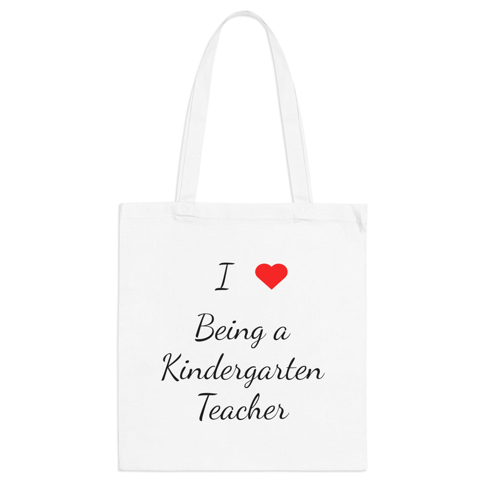 I Love Being A Kindergarten Teacher Tote Bag