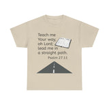 Psalm 27:11 Unisex Heavy Cotton Tee