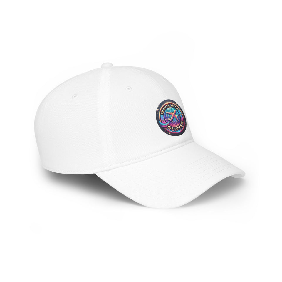 Travel With Glitter Low Profile Baseball Cap