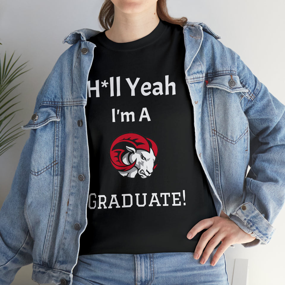 H*ll Yeah! WSSU Senior Unisex Heavy Cotton Tee