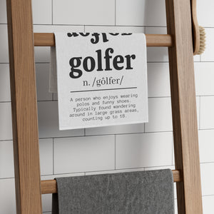 Golfer Rally Towel, 11x18