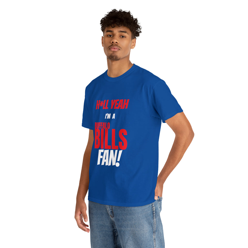 Buffalo Bills Football Unisex Heavy Cotton Tee