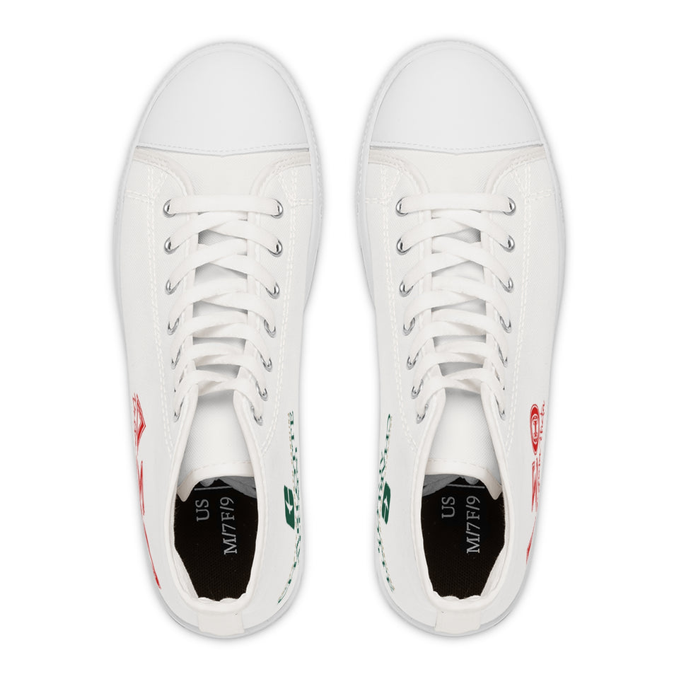 Delta Sigma Theta UNCC Alumni Women's High Top Sneakers