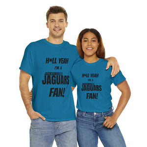 Jacksonville Jaguars Football Unisex Heavy Cotton Tee