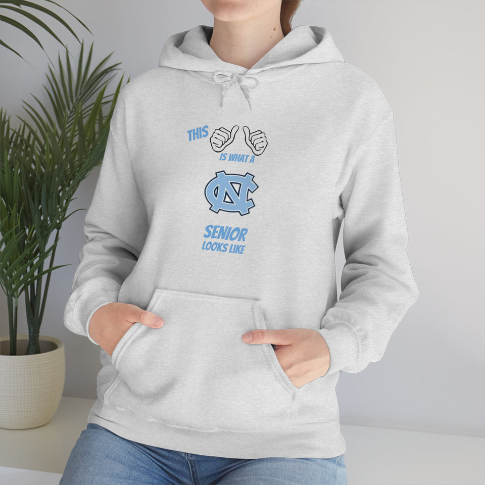 This Is What A Chapel Hill Senior Looks Like Unisex Heavy Blend™ Hooded Sweatshirt