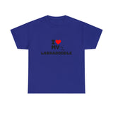I Love My Labradoodle Unisex Heavy Cotton Tee