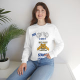 This Is What A NC A&T Senior Looks Like Unisex Heavy Blend™ Crewneck Sweatshirt