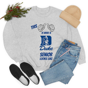 This Is What A Duke Senior Looks Like Unisex Heavy Blend™ Crewneck Sweatshirt