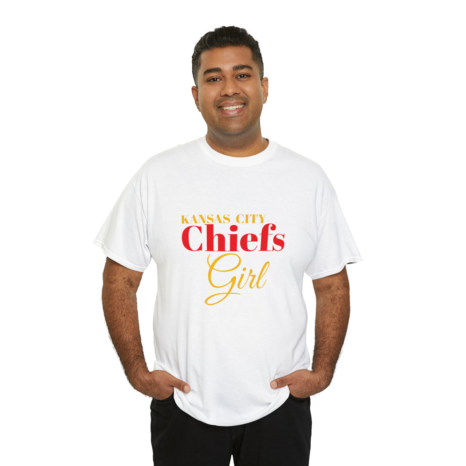 Kansas City Chiefs Girl Unisex Heavy Cotton Tee