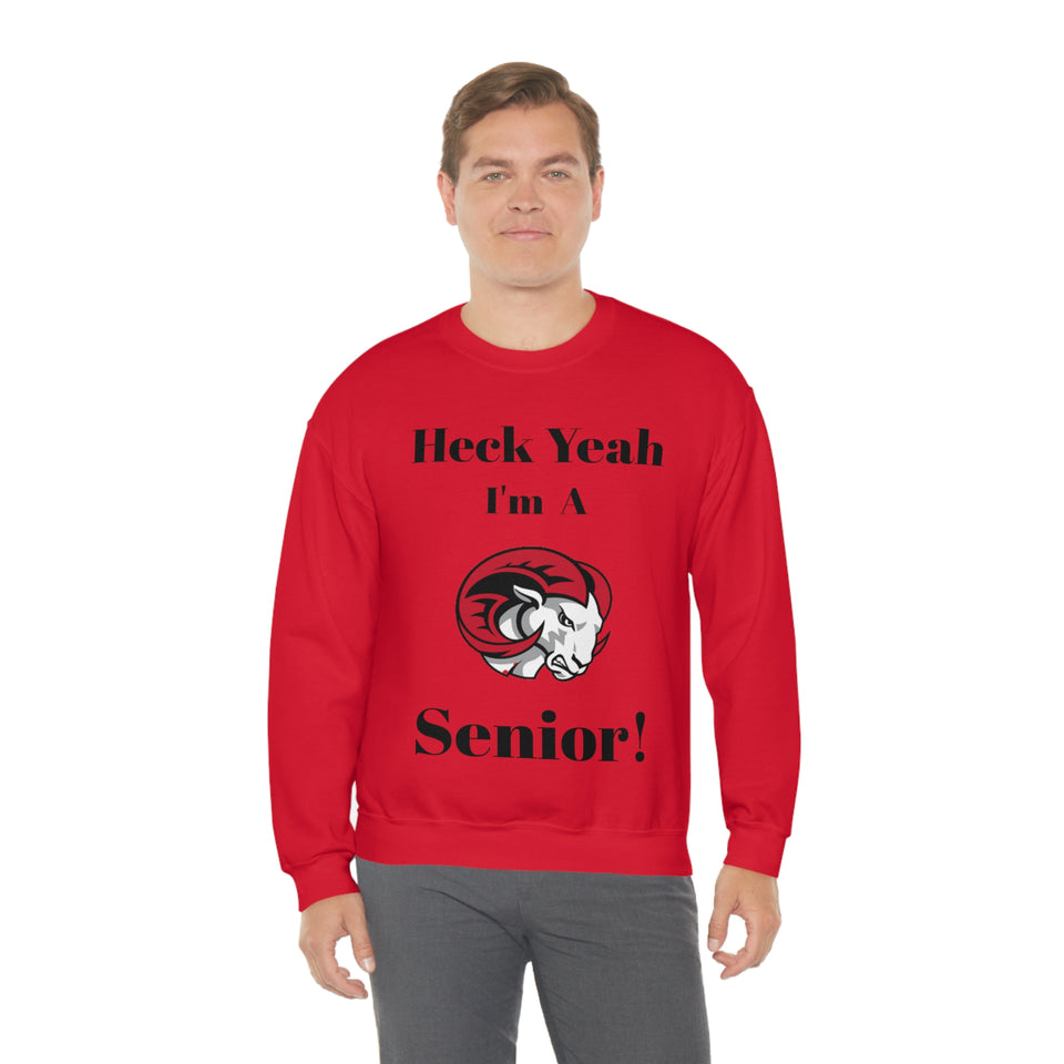 Heck Yeah I'm A WSSU Senior Unisex Heavy Blend™ Crewneck Sweatshirt