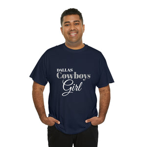 Dallas Cowboys Girl Unisex Heavy Cotton Tee