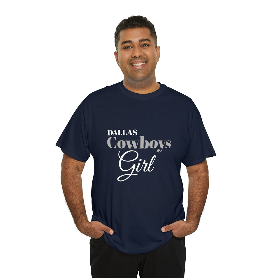 Dallas Cowboys Girl Unisex Heavy Cotton Tee