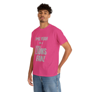 Detroit Lions Football Unisex Heavy Cotton Tee