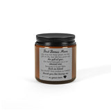 Best Bonus Mom Scented Soy Candle (Multi-Size, Amber Jar)