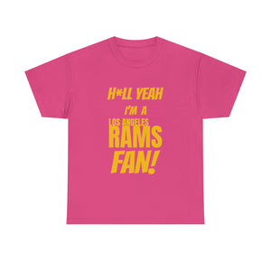 Los Angeles Rams Football Unisex Heavy Cotton Tee