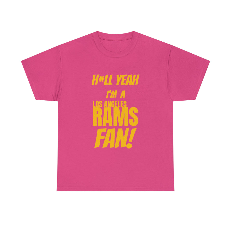 Los Angeles Rams Football Unisex Heavy Cotton Tee