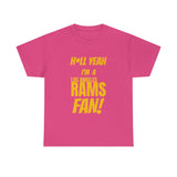 Los Angeles Rams Football Unisex Heavy Cotton Tee