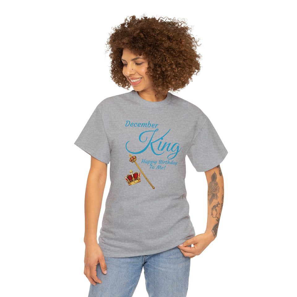 December King Unisex Heavy Cotton Tee