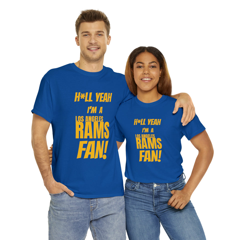 Los Angeles Rams Football Unisex Heavy Cotton Tee